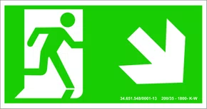 Epi placa saida descida a direita 12x24cm Emplac