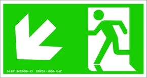 Epi placa saida descida a esquerda 12x24cm S7 Emplac