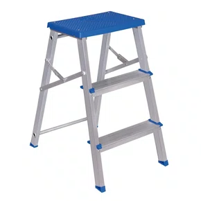 Escada Banqueta de Alumínio 3 degraus Mor