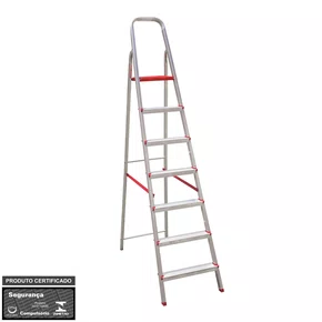Escada domestica de alumínio 7 degraus Botafogo