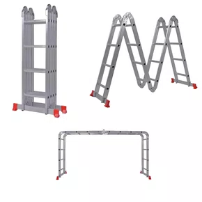 Escada Multifuncional de Alumínio 4x4 4.29mt Worker