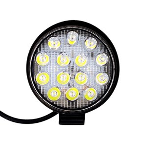 Farol Led Auxiliar Redondo 14 LEDs 42w 800lm 9-36V