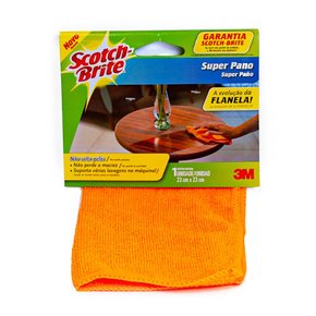 Flanela Super Pano 23cm Scotch Brite - 3m