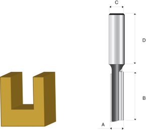 Fresa paralela Dupla ht 1/2 D-01529 Makita