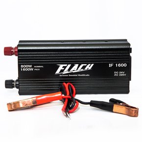 Inversor De Tensão 12v/220v 0800w Pico 1600w Flach