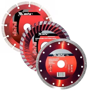 Jogo de Disco Diamantado 3 Peças 115x22,2mm MTX