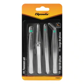 Jogo de pinças de aço 4 peças Sparta