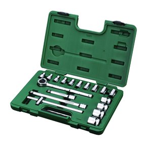 Jogo Soquetes Estriados 1/2" 18Pc Mm Sata