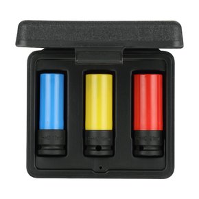 Jogo de soquete impacto 1/2 17,19,21 Gedore red