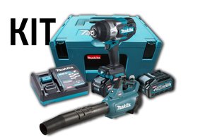Kit colheitadeira Chave de Impacto/Soprador 40v 220V Makita