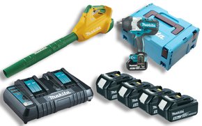 Kit Colheitadeira Brasil C/Bateria e Maleta Makita