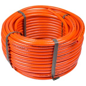 Mangueira Para Jardim 1/2 Trançada Laranja Mt Kala