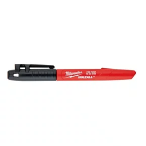 Marcador industrial Ponta fina Preto Inkzall Milwaukee