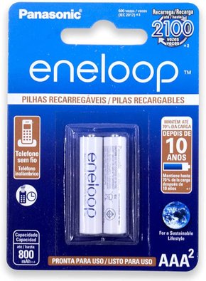 Pilha Recarregável Palito AAA Eneloop