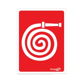 Placa Sinalizadora Mangueira Incêndio 20x15cm Emplac