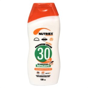 Protetor Solar FPS 30 120ml Com Repelente Nutriex