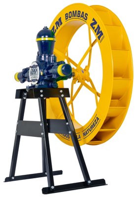 Roda D'água ZM 44 C/cavalete e Bomba ZM Bombas