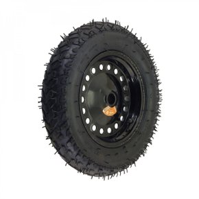 Roda P/pneu Carrinho Mão 3.25-8 Furo 1 2 Lonas Ajax