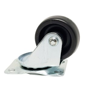 Rodizio placa giratório 1.1/4 preto Colson