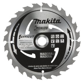 Disco de Serra Circular Widea 7.1/4 x 24dt B-62038 Makita