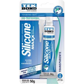Silicone Acético Para Aquário Maxx 50g Tekbond