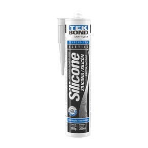 Silicone Acético Preto 280gr 300ml Tekbond