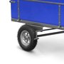 Carreta Simples 1300 R8 Preta P/Moto Cultivadores