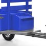 Carreta Simples 1300 R8 Preta P/Moto Cultivadores
