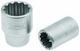 Chave Soquete Estriado 30mm x 3/4 Gedore