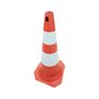 Cone de Sinalização Rígido Laranja 75cm Plastcor