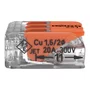 Conector de Emenda 3 Entradas 4mm² Wago