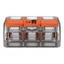 Conector de Emenda 3 Entradas 4mm² Wago