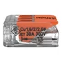 Conector de Emenda 3 Entradas 6mm² Wago