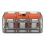 Conector de Emenda 3 Entradas 6mm² Wago