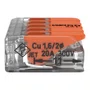 Conector de Emenda 5 Entradas 4mm² Wago
