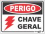 Placa Sinalizadora Chave Geral 20x15cm - Emplac