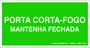 Epi placa porta corta fogo 12x24cm M4 Emplac