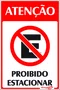 Epi placa proibido estacionar 30x20cm Emplac