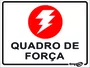 Epi placa pvc quadro de força 20x15cm Emplac