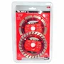 Jogo de Disco Diamantado 2 Peças 115x22,2mm – MTX