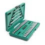 Jogo de Soquetes e Chaves E-Torx 35 Pc 1/4" e 3/8" SATA