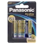 Pilha Alcalina Premium AA 4 Unidades — Panasonic