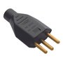 Plug Macho Elétrico 3p (2P+T) 10A 250v Fame