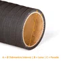 Tubo Reto 2.3/4 1 Lona / Parede 6mm Jamaica